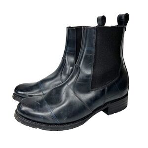 SYLVEN NEW YORK Raen Faux Fur Lined Chelsea Rain Boot In Black Womens Size 11